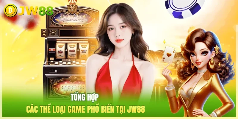 Tổng hợp các thể loại game phổ biến tại JW88
